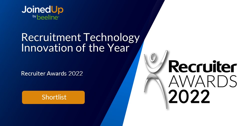 JoinedUp is Shortlisted for Recruitment Technology of the Year